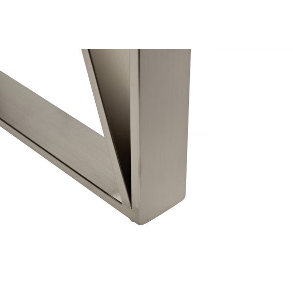 76AR-8165KONS Консоль стекло серое/мат.латунь 80*30*78см