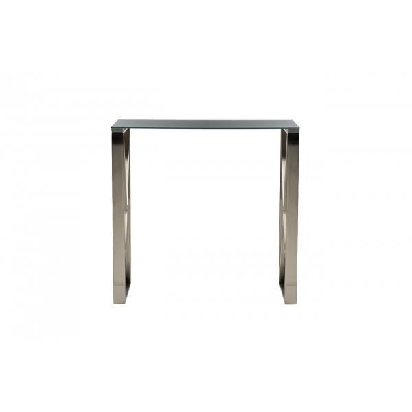 76AR-8165KONS Консоль стекло серое/мат.латунь 80*30*78см