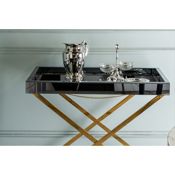 95IM-1053 Кувшин для воды Garda Decor латунь цвет хром h22см