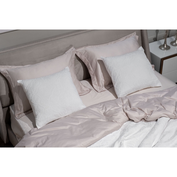 16AMR-NS5050-NAV BEL Наволочка декор. Тиара белая 50*50