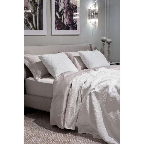 16AMR-NS5050-NAV BEL Наволочка декор. Тиара белая 50*50