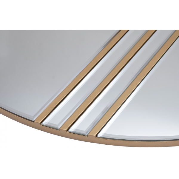 KFG201 Зеркало круглое с вставками d80*4см