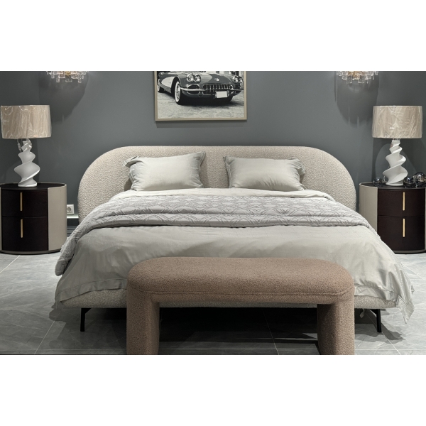 N-55700 Банкетка TEDDY серая 108*43*45см