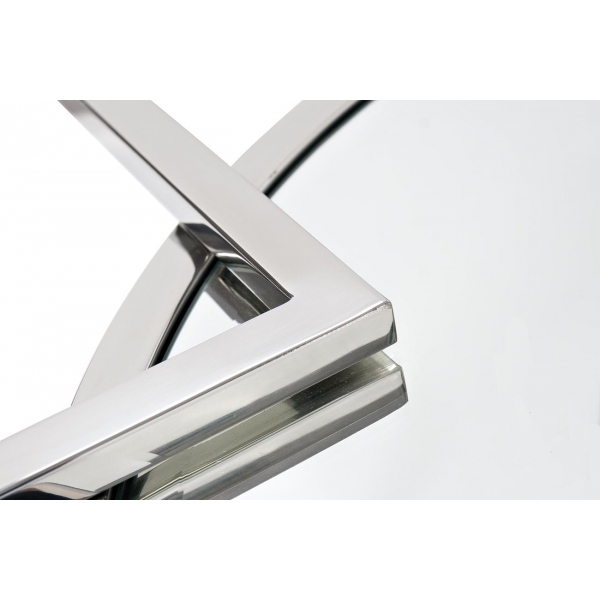 KFE1120 Зеркало квадратное в металл. раме цвет хром 83*83см