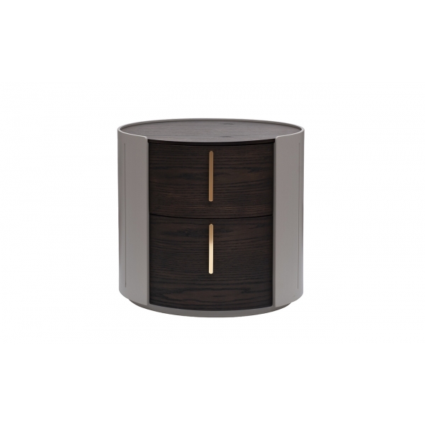 77IP-30200 Тумбочка 2 ящика темный шпон 59*43*55см