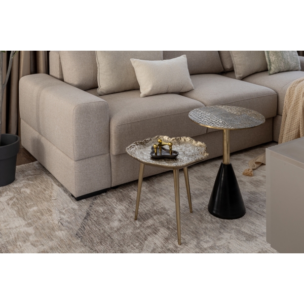 71PN-1400 Стол журнальный металл. цвет золото 43*43*39см