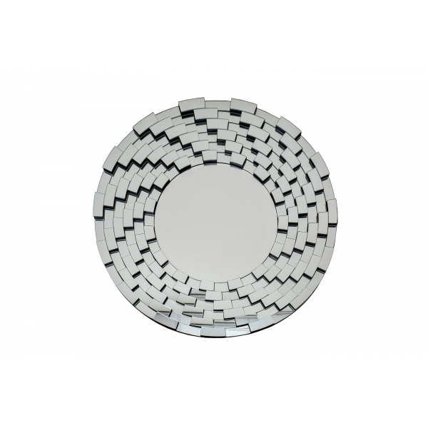 50SX-1915 Зеркало круглое в раме из мелких элементов d80см