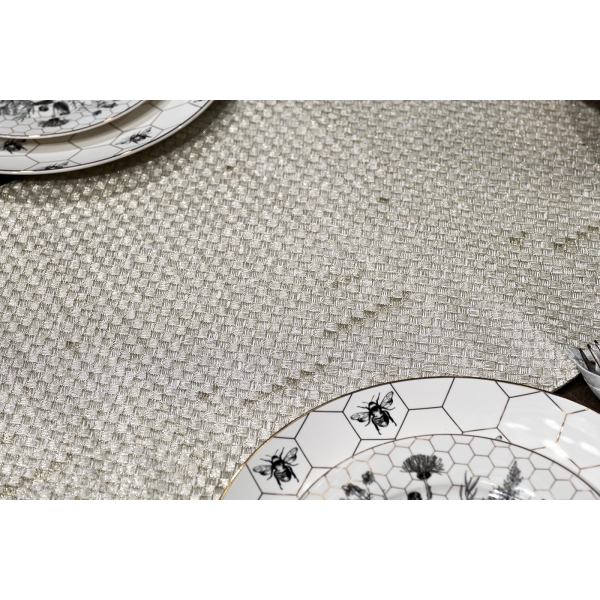 70SW-19001 Текстильная дорожка для стола Брасс бежевая 35*180см