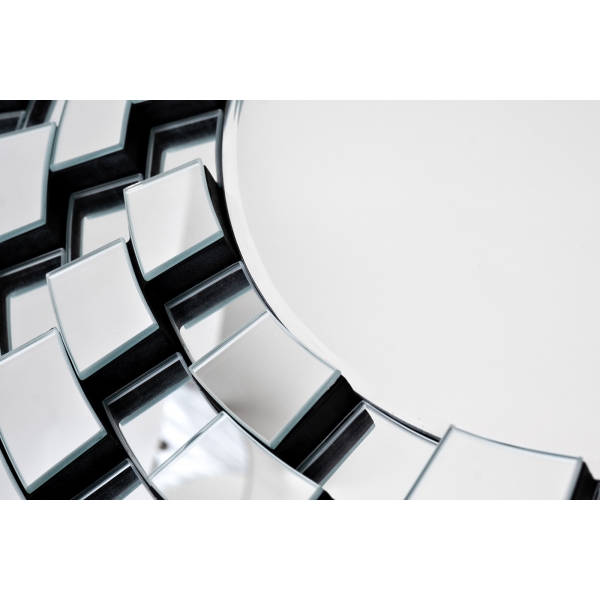 50SX-1915 Зеркало круглое в раме из мелких элементов d80см