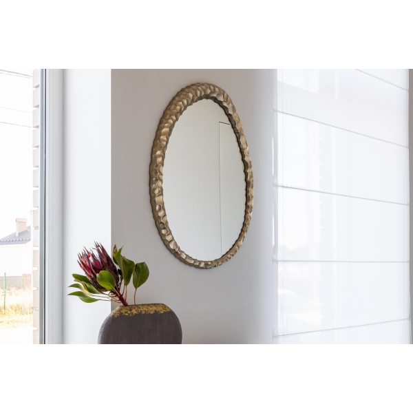 69-216032M Зеркало "Ab ovo" M, рама металлич. золото 48*69*4см