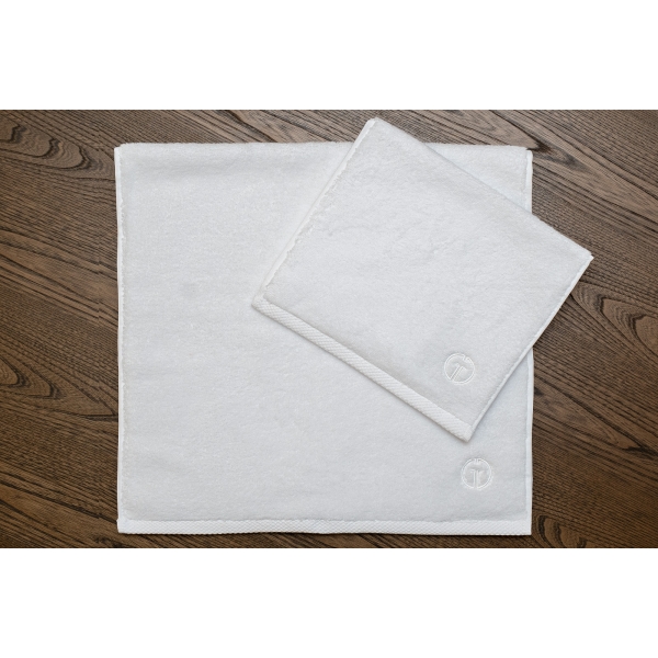 181AB-18101 Полотенце Соло хлопок белое 30*50