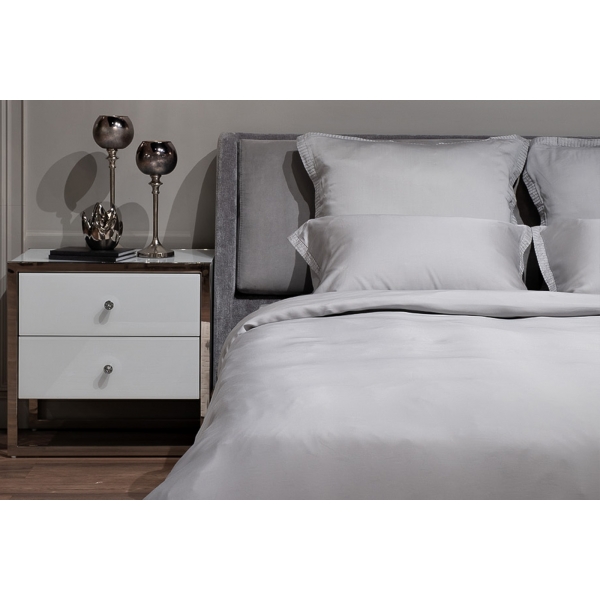 144HF-10310 Комплект наволочек тенсель серый 50*70 (2шт)