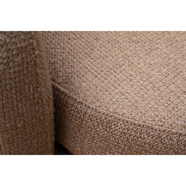 Кресло Napoli вращающееся, рогожка золото/черный Santo300-BEG+Santo302-CHZOL 76*76*76см