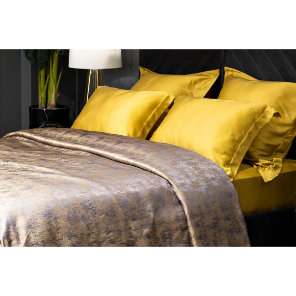 121GD-HOUST100-POKR ZOLSER-Покрывало HOUSTON золотое 260*260