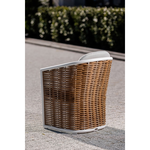 39AR-KRES-403 BEL Кресло "Мэвис" уличное белое 63*63*79см