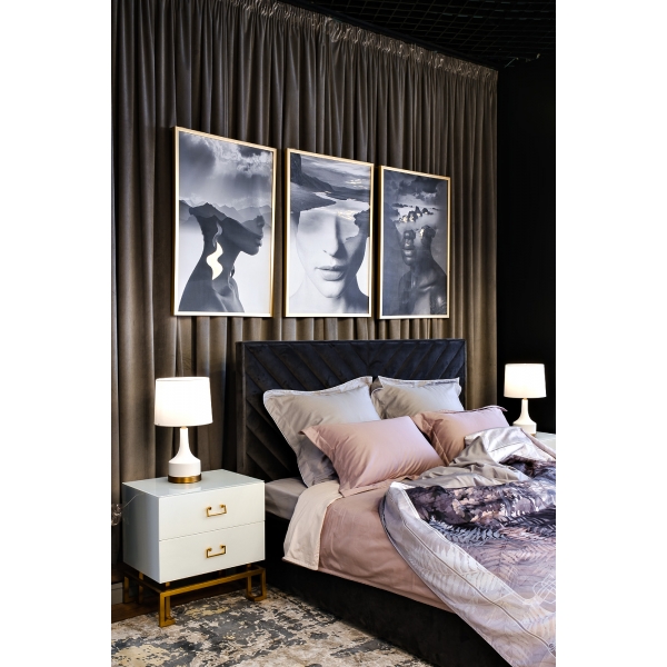 89VOR-MYSTIQUE1 Холст "Mystique-1" 100х70 см, золотая поталь.