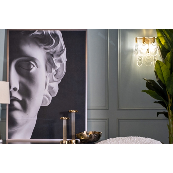 89VOR-APOLLON/1  Холст "Аполлон-1" 140*100 см, багет латунь