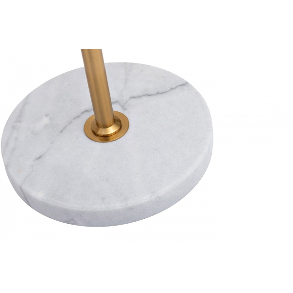 K2CPF-07258 Торшер с мраморным столиком h160см