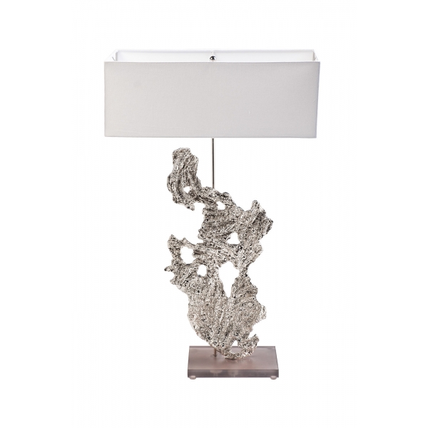 71PN-80216 Лампа настольная плафон кремовый h.87см