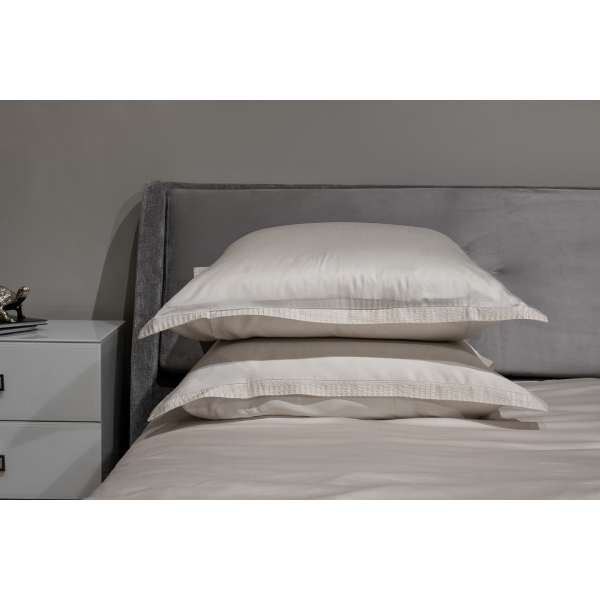 144HF-40411 Комплект наволочек тенсель жемчужный 70*70 (2шт)