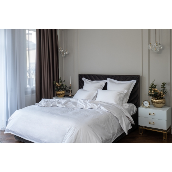 107TD-D0030G-POD BEL Пододеяльник сатин Грёзы белый 215*150