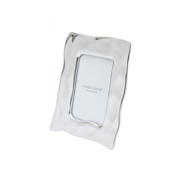 69-21222 Фоторамка декоративная метал. цвет серебро 21,5*3*26см