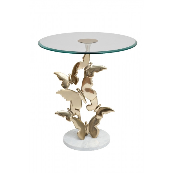 69-22271 Стол журнальный "Butterflies" d55*h62,5см