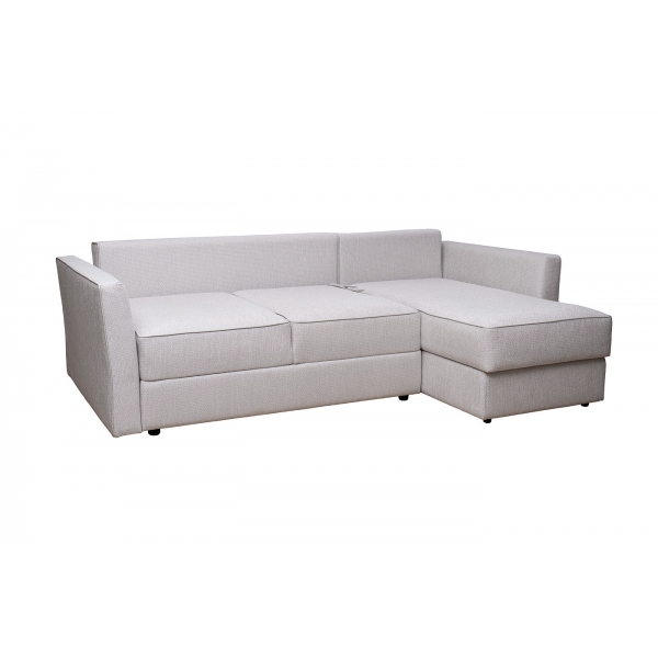 Диван Sorrento 230 с канапе трехмест.раскл (Еврокнижка) Koza3803-SVSER+Nev83 230*156*90см