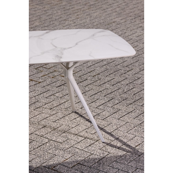 39AR-STOL-302 BEL Стол обеденный уличный "Бари" белый 180*90*75см