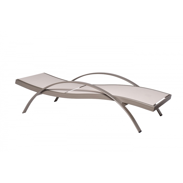 39AR-SHEZ-254  Шезлонг для отдыха текстиленовый 200*81,5*50,5см