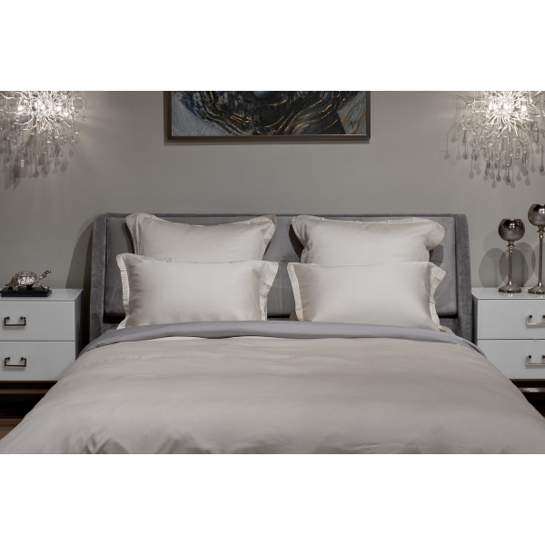 144HF-40410 Комплект наволочек тенсель жемчужный 50*70 (2шт)