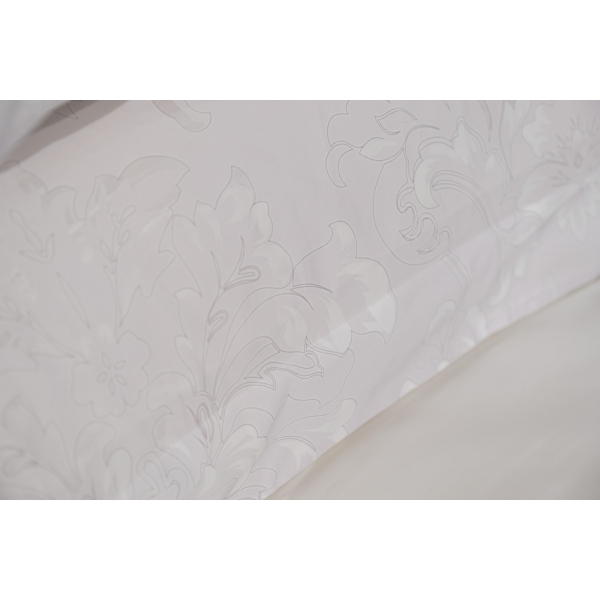 144HF-40509 Комплект наволочек Лоренцо, сатин 400TC,белый, 70*70см (2шт)