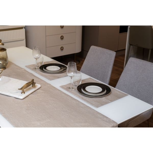 121GD-12134 Набор для сервировки стола MANSON 18 Дорожка 50*180 (1шт) ,салфетки 33*45 (2шт)