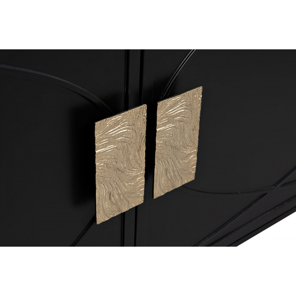 151SV-00005 Тумба под TV черная 200*60*40см