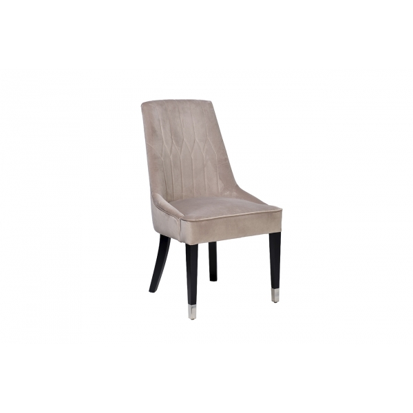 Стул Elegante велюр жемчужно-серый Cat4 56*65*101см