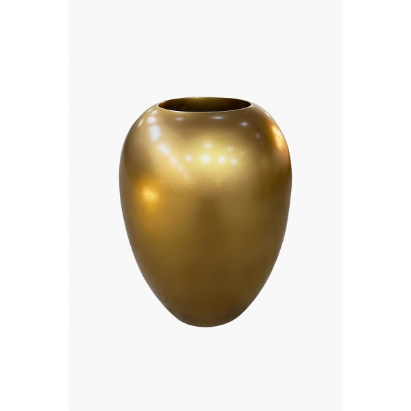 ZS2064-GL Кашпо низкое гладкое цвет золото d30*40см