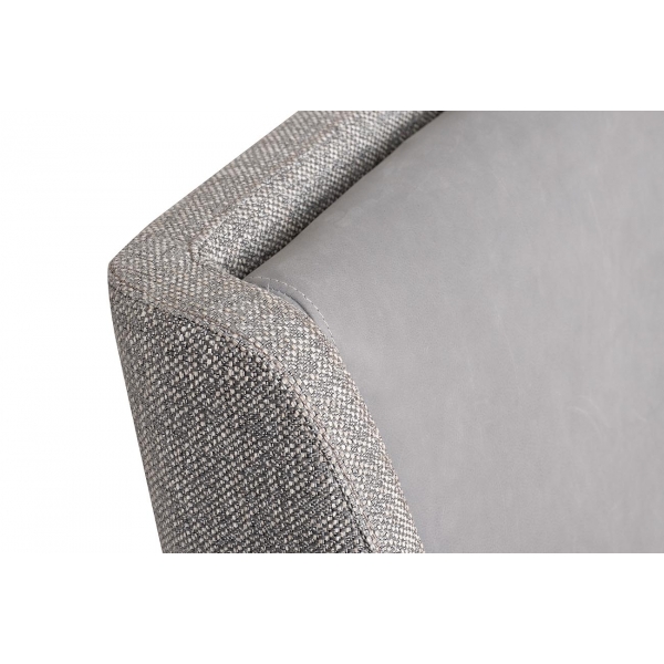 Кровать Michelle 160cм 4 кат, ткань+кожа