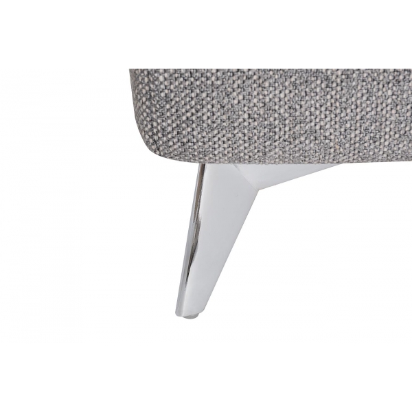 Кровать Michelle 160cм 4 кат, ткань+кожа