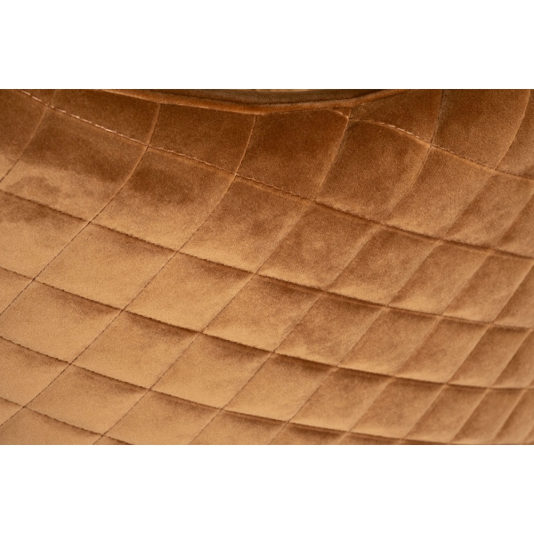 Кресло Verona Basic вращающееся, велюр золотой Pad14 70*77*80см