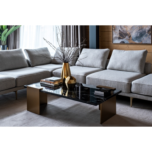 55RD3750L Ваза керамическая цвет золотой d17*37см