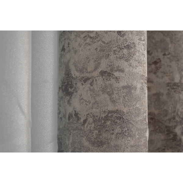 121GD-00008/1 Портьера Mirage бронза 275*260