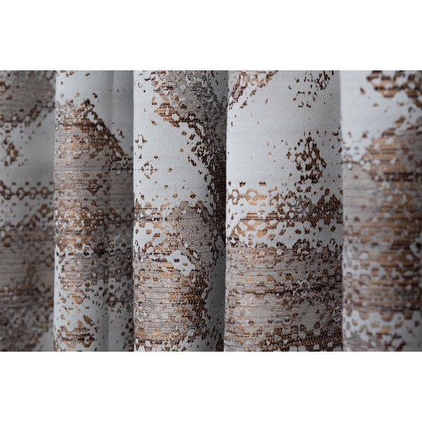 121GD-00012 Портьера Bromley голубой 275*260