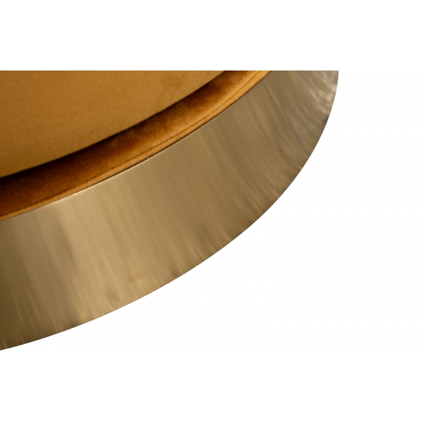 Кресло Napoli вращающееся, велюр принт Pad31+Latt ORANG 76*76*76см