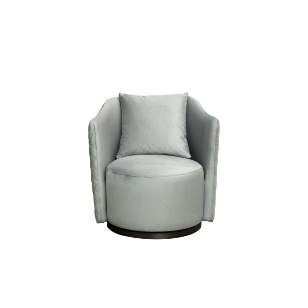 Кресло Verona вращающееся, велюр мятный Colt025-MINT/бронза 70*77*80см