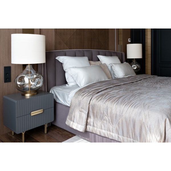 22-89024 Лампа настольная плафон кремовый Н.83см