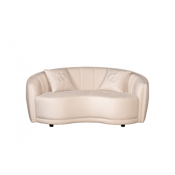 102AN-33822 Диван двухместный бежевый 187*106*79см (без канта)