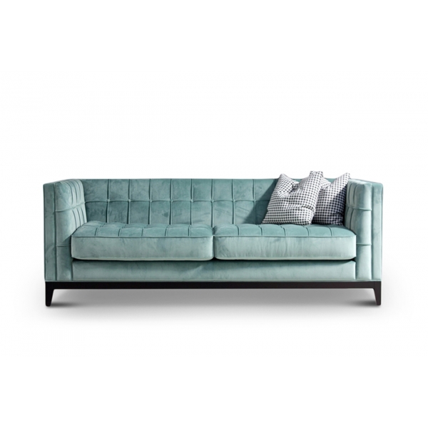 Диван Prince трехмест. раскладной,велюр мятный, 217*85*79см