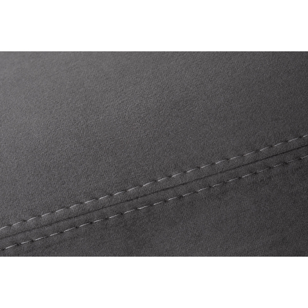 Диван трехместный Turin с мех т.серый велюр Colt1003 255*120**68см