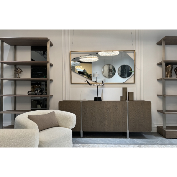 KFG206 Зеркало напольное абстрактной формы в раме 86*10*166см