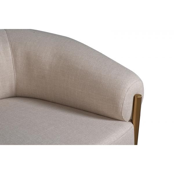 GY-18842 Диван трехместный серый 204*88*76см